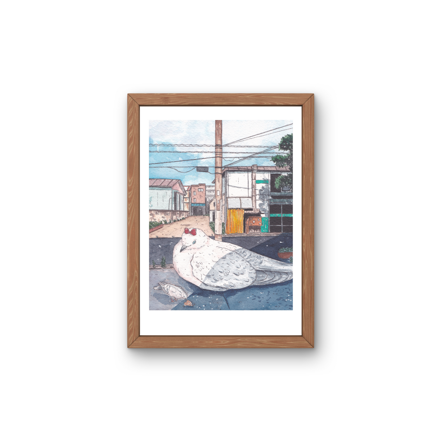 A5 Illustration Art Print 'Dove' *Previous Stock