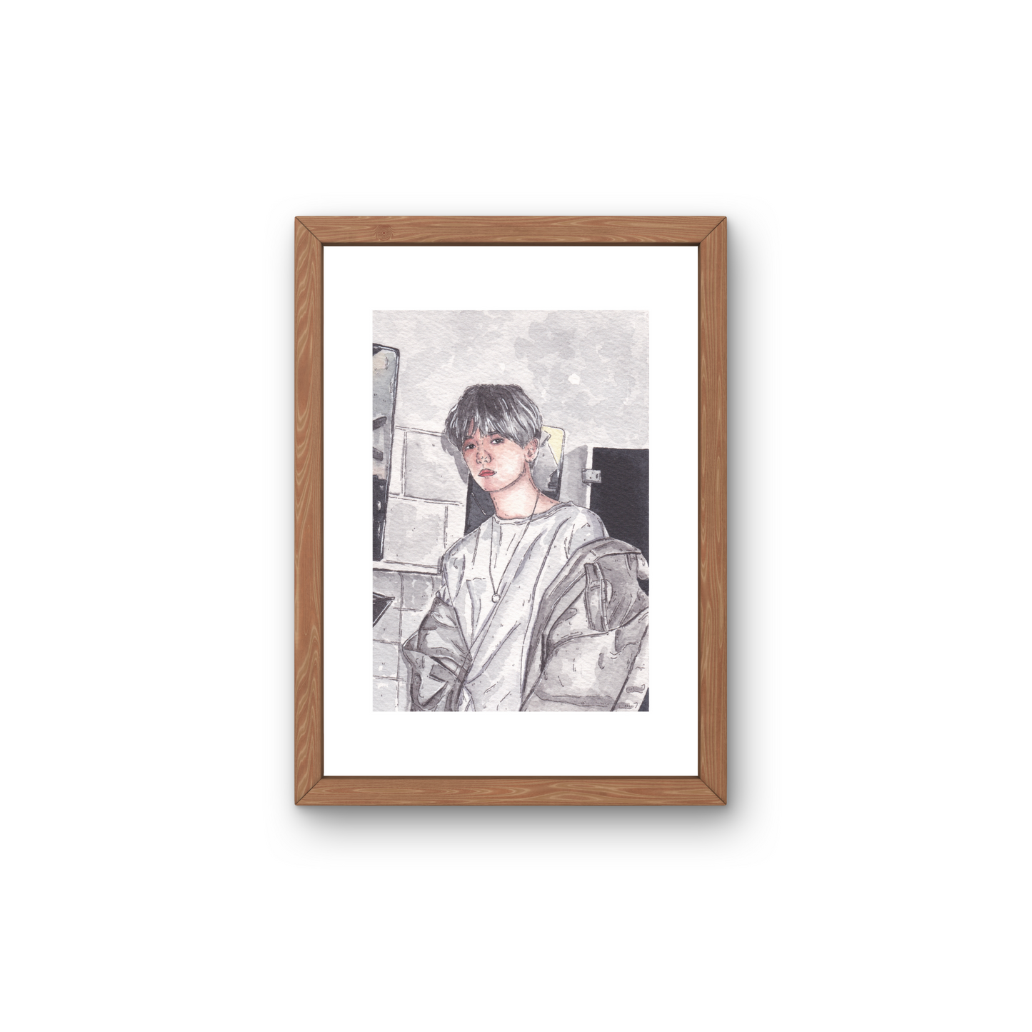 A5 Illustration Art Print 'KPOP Exo' (Byun Beakhyun, Xiumin) *Previous Stock