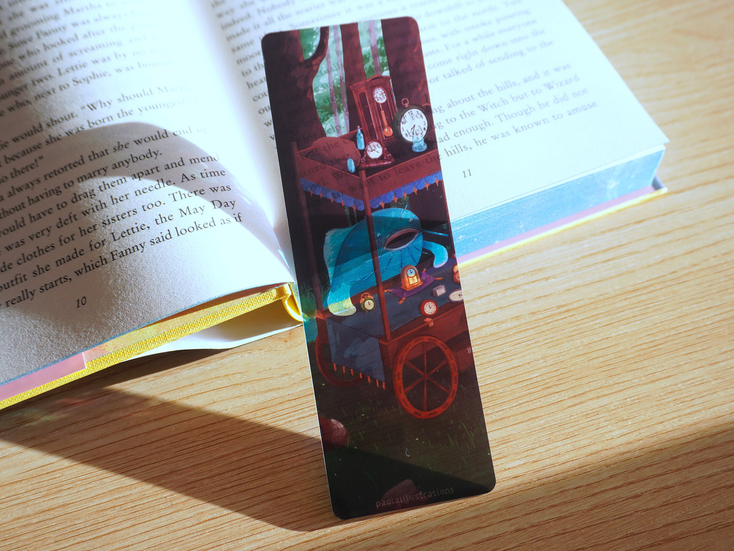 Transparent Bookmark 'My best clock'