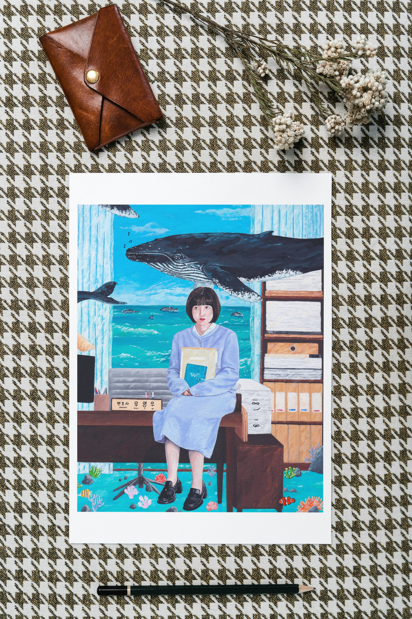 A5/A4 Illustration Art Print 'Woo Young Woo'