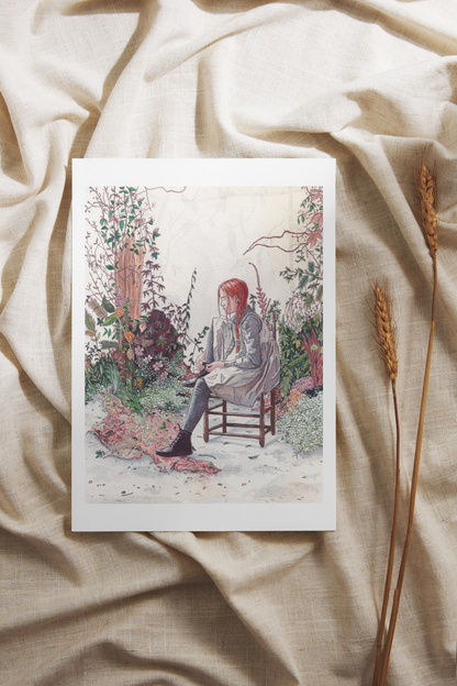 A5/A4 Illustration Art Print 'Anne With an E'