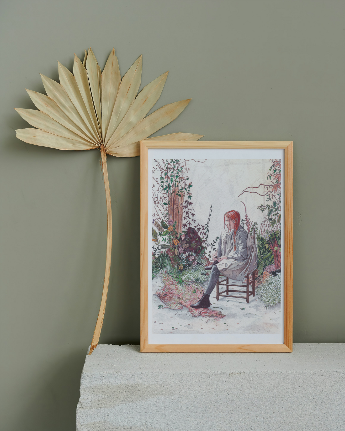 A5/A4 Illustration Art Print 'Anne With an E'