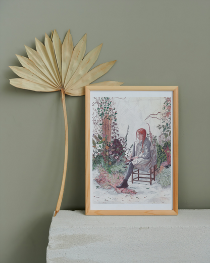 A5/A4 Illustration Art Print 'Anne With an E'