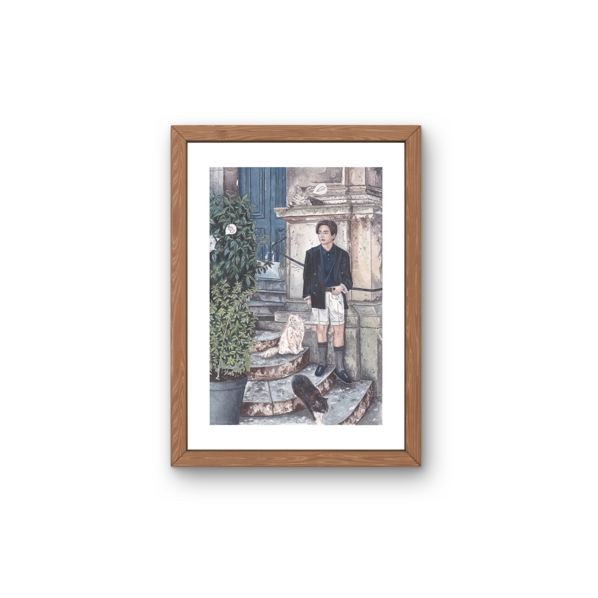 A5 Illustration Art Print 'Messenger' (Individually Priced)
