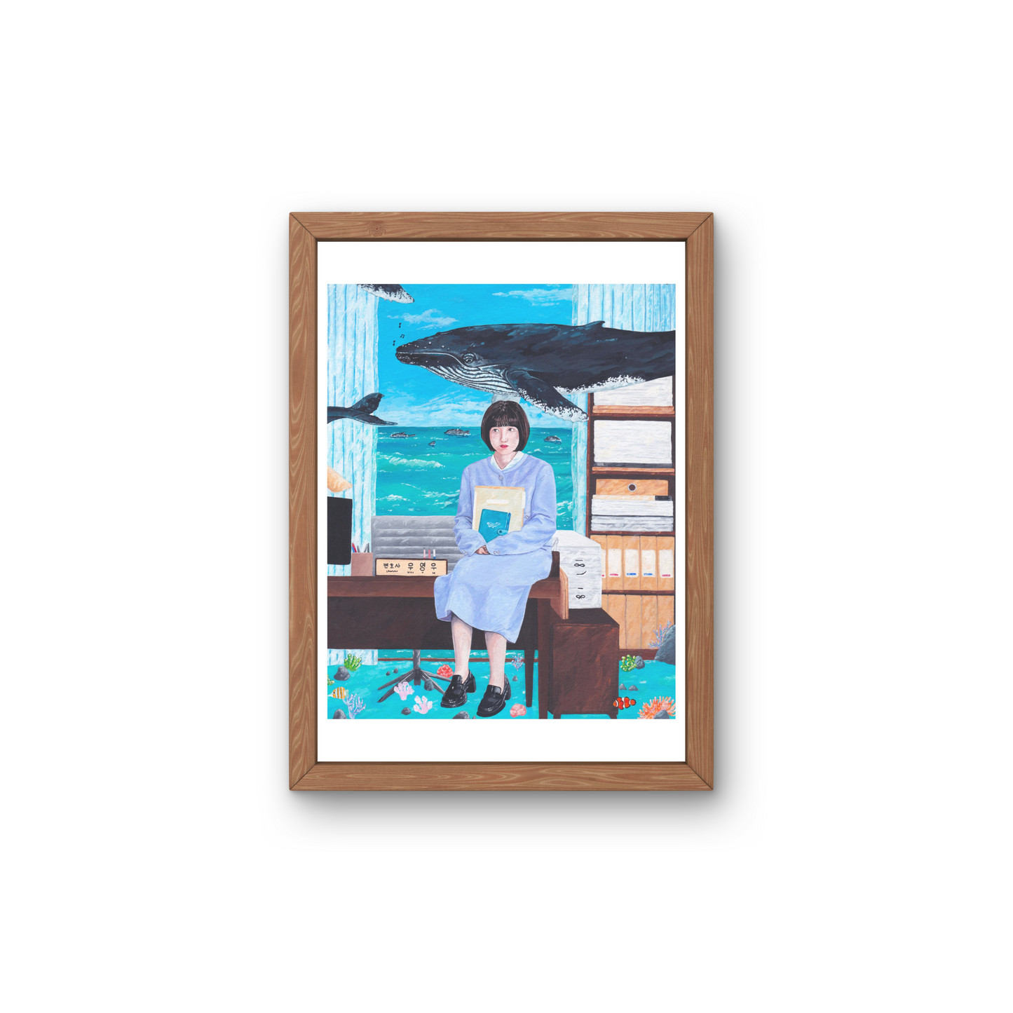 A5/A4 Illustration Art Print 'Woo Young Woo'