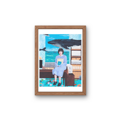 A5/A4 Illustration Art Print 'Woo Young Woo'