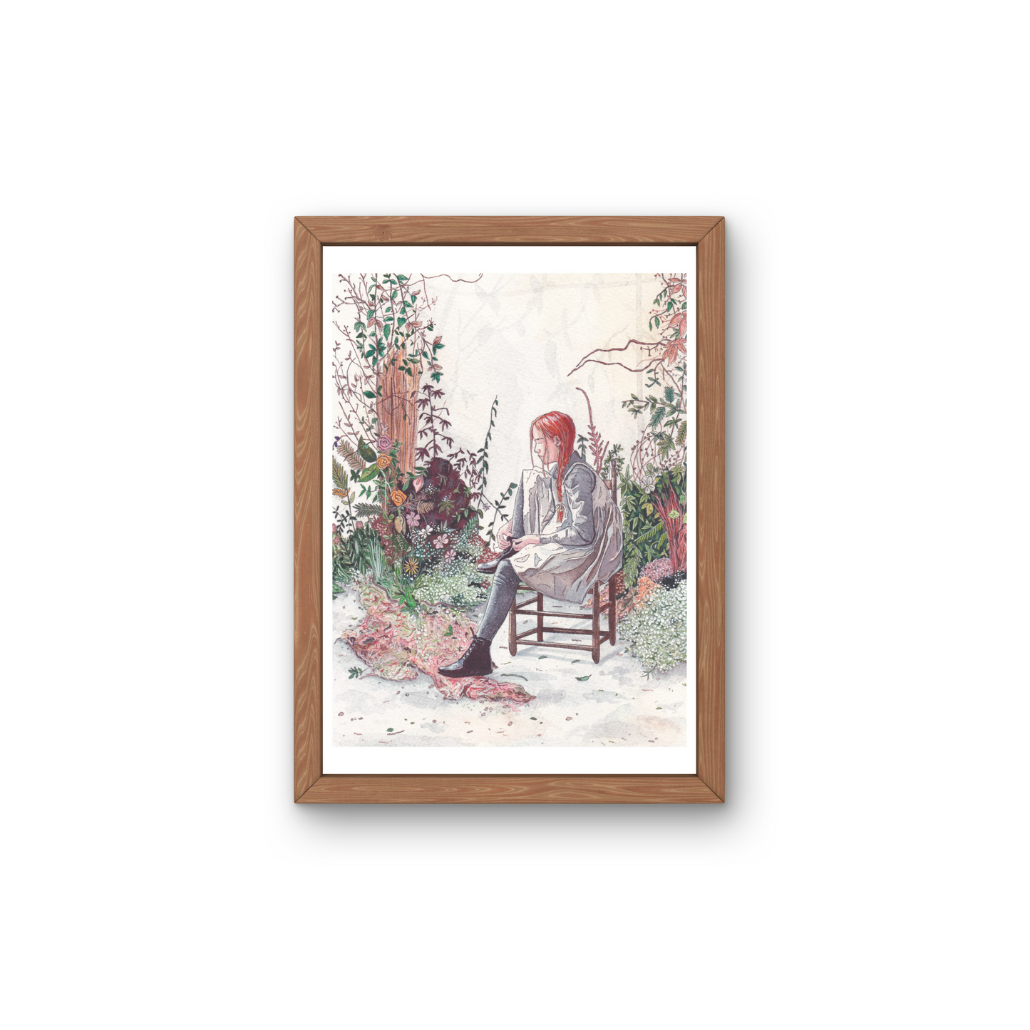 A5/A4 Illustration Art Print 'Anne With an E'
