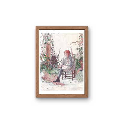 A5/A4 Illustration Art Print 'Anne With an E'