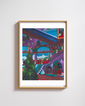 A4 Illustration Art Print 'Christmas Morning'