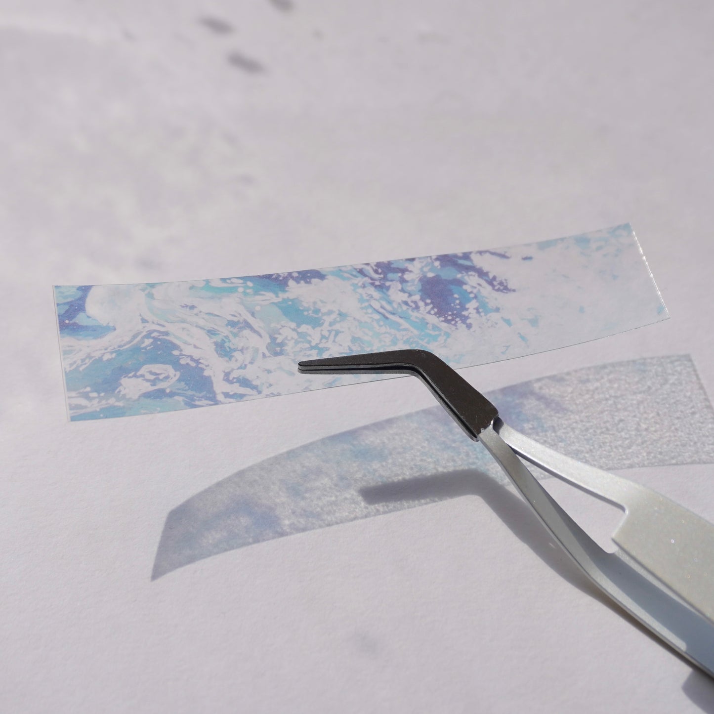 Transparent 'Wave' Washi Strips Sticker Sheet [Wave 002 Tr]