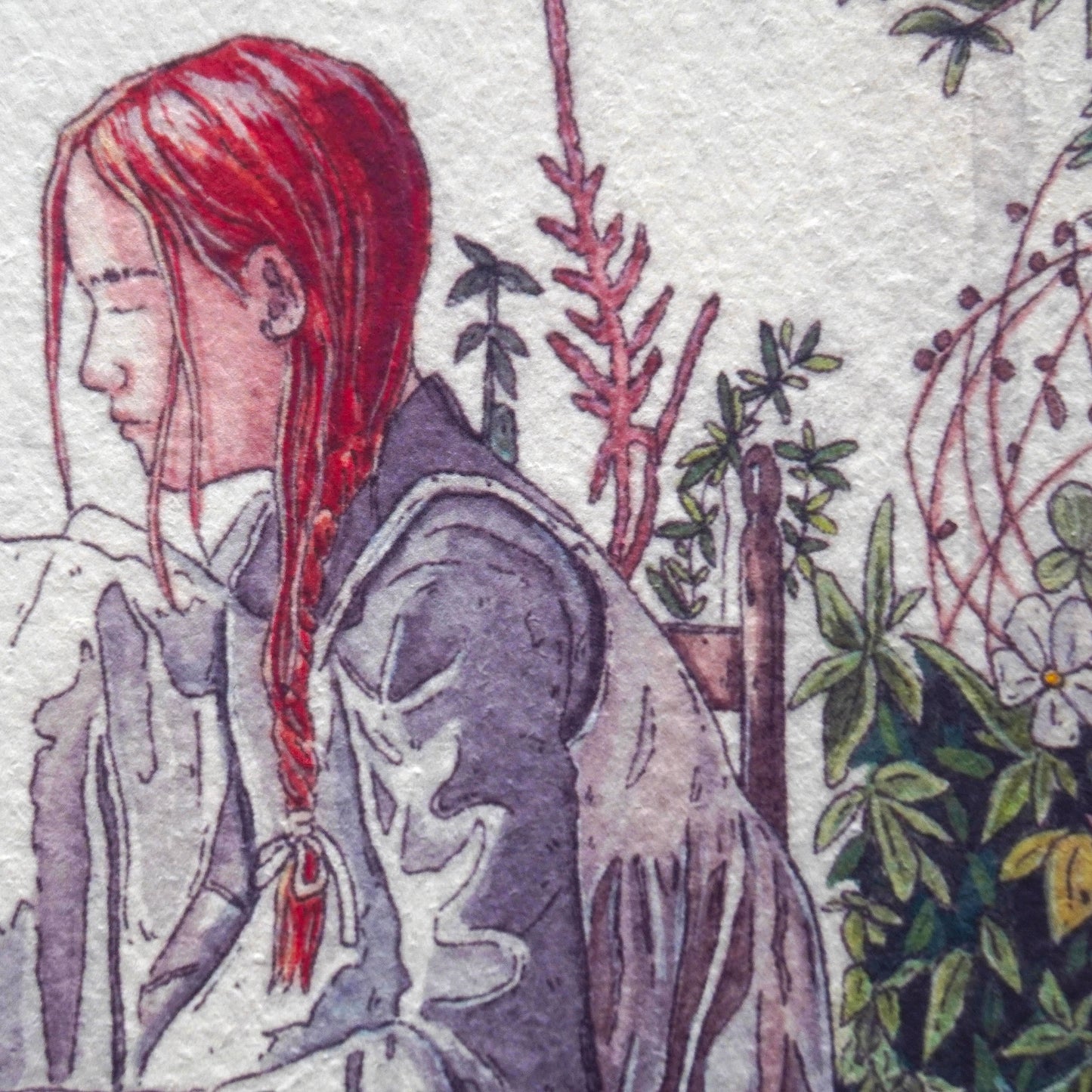 A5/A4 Illustration Art Print 'Anne With an E'