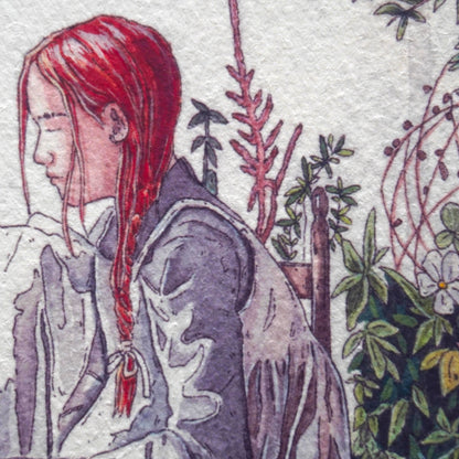A5/A4 Illustration Art Print 'Anne With an E'