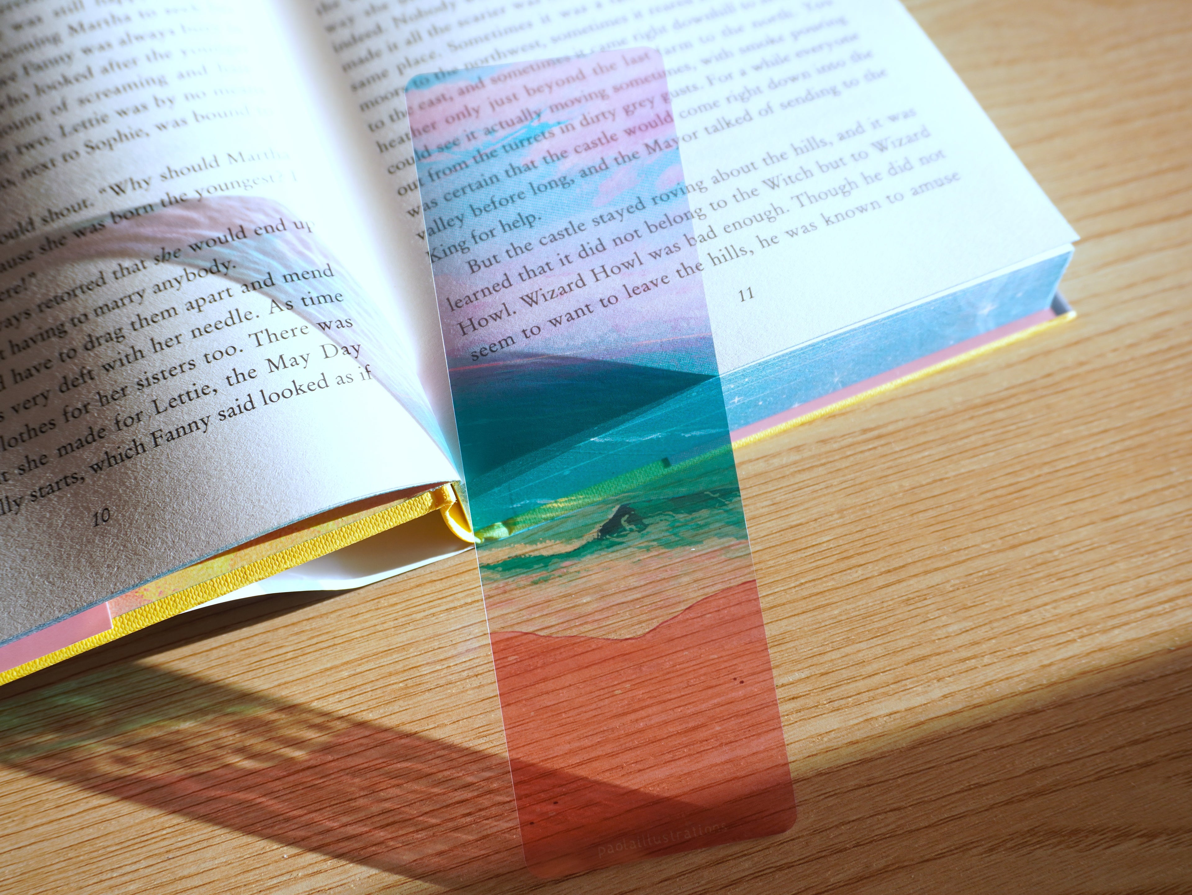 Transparent Bookmark 'Sand and Sea'
