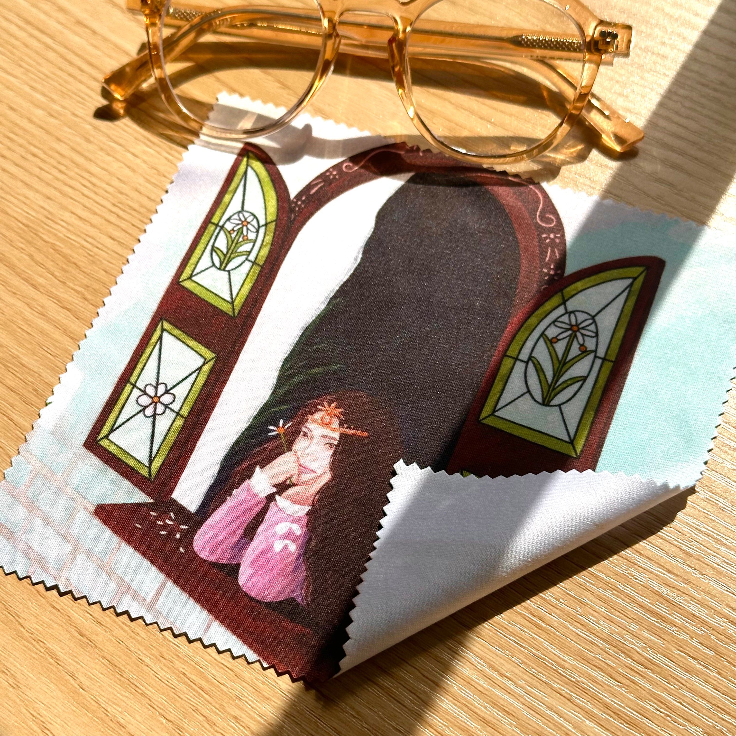 'He loves me, he loves me not' Glasses (Lens) Cleaning Cloth