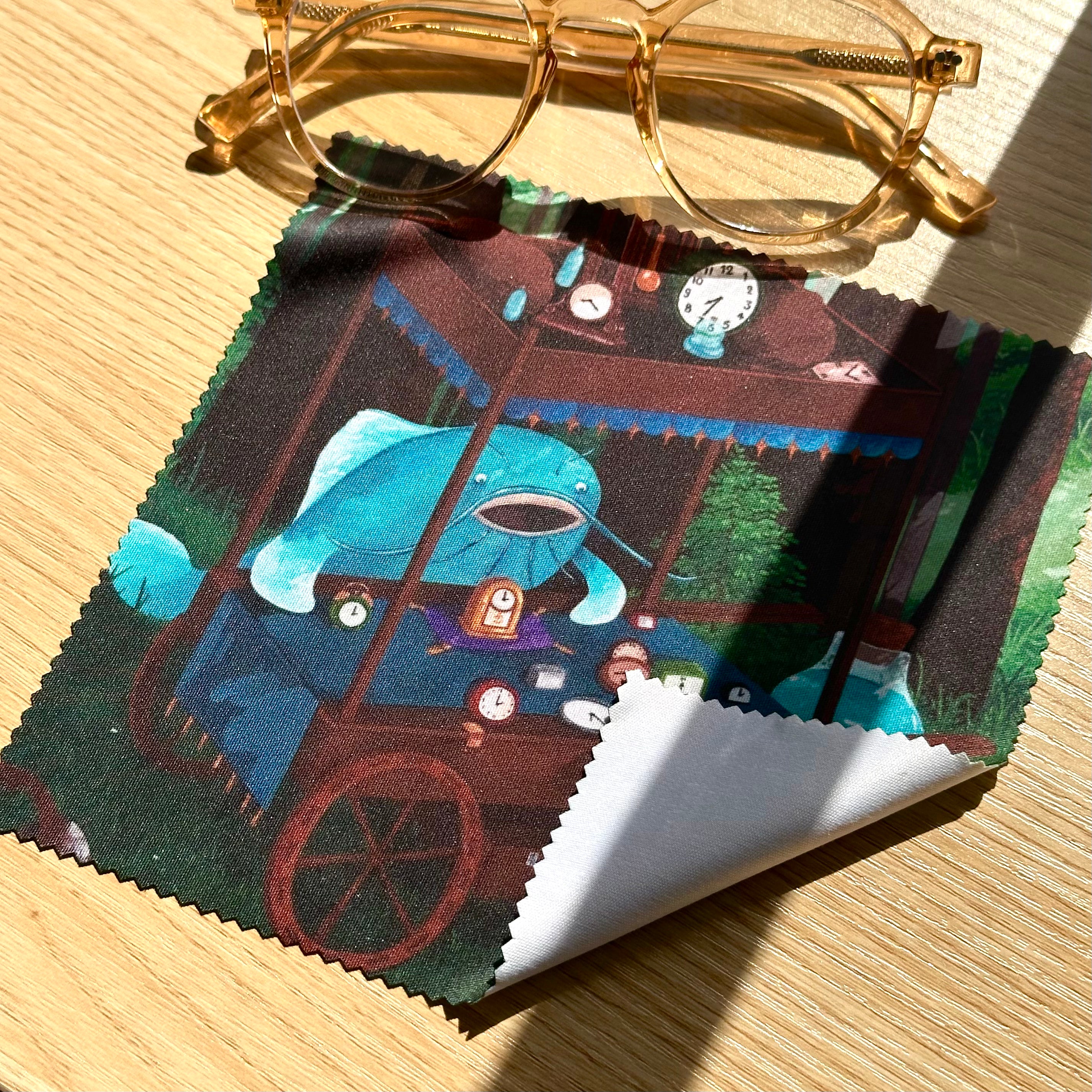 'My Best Clock' Glasses (Lens) Cleaning Cloth