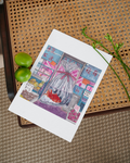 A5 Illustration Art Print 'Kingyo-Sukui' (Individually Priced)