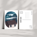 Medium Postcard 'Seaside Town'
