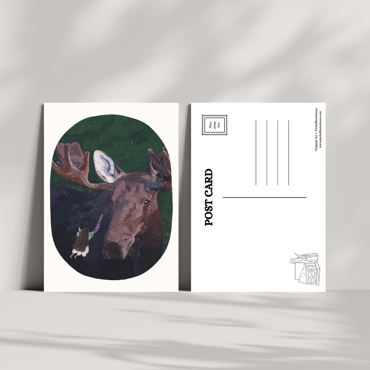 Medium Postcard 'Fireweed'