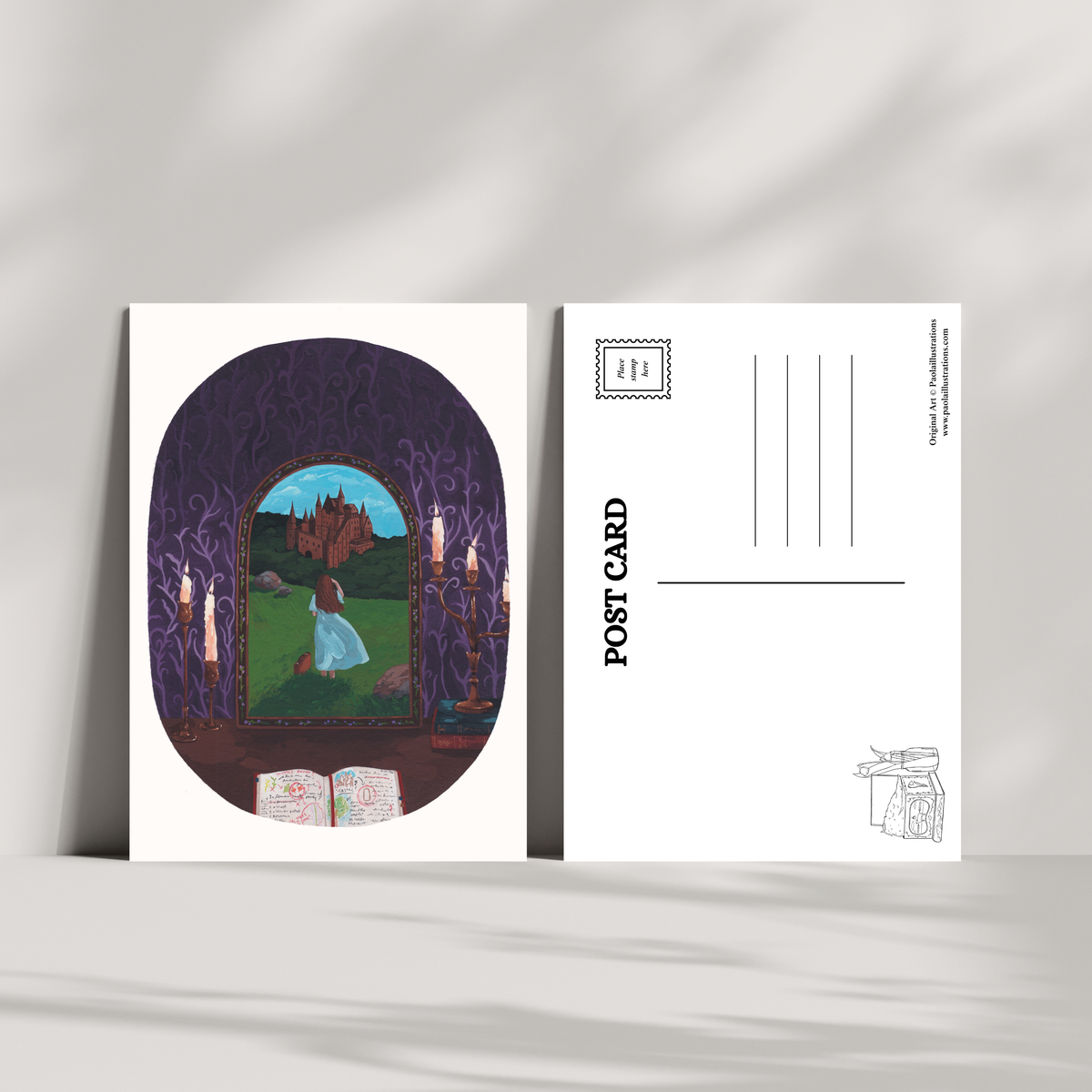 Medium Postcard 'Spell'