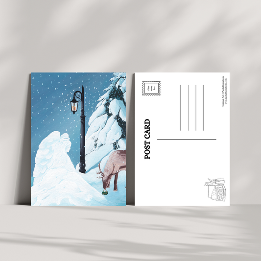 Medium Postcard 'Snow Angel'