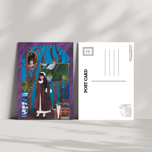 Medium Postcard 'Lost Princess'