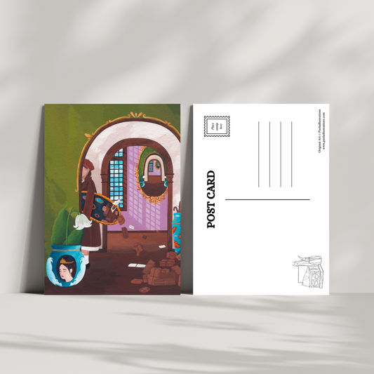 Medium Postcard 'Parcels'