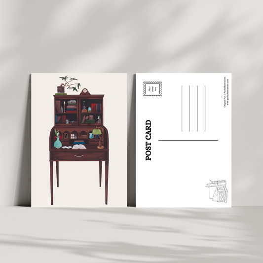 Medium Postcard 'Desk'
