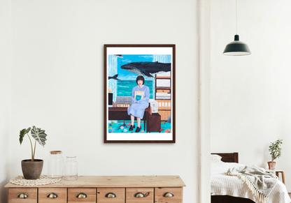 A5/A4 Illustration Art Print 'Woo Young Woo'