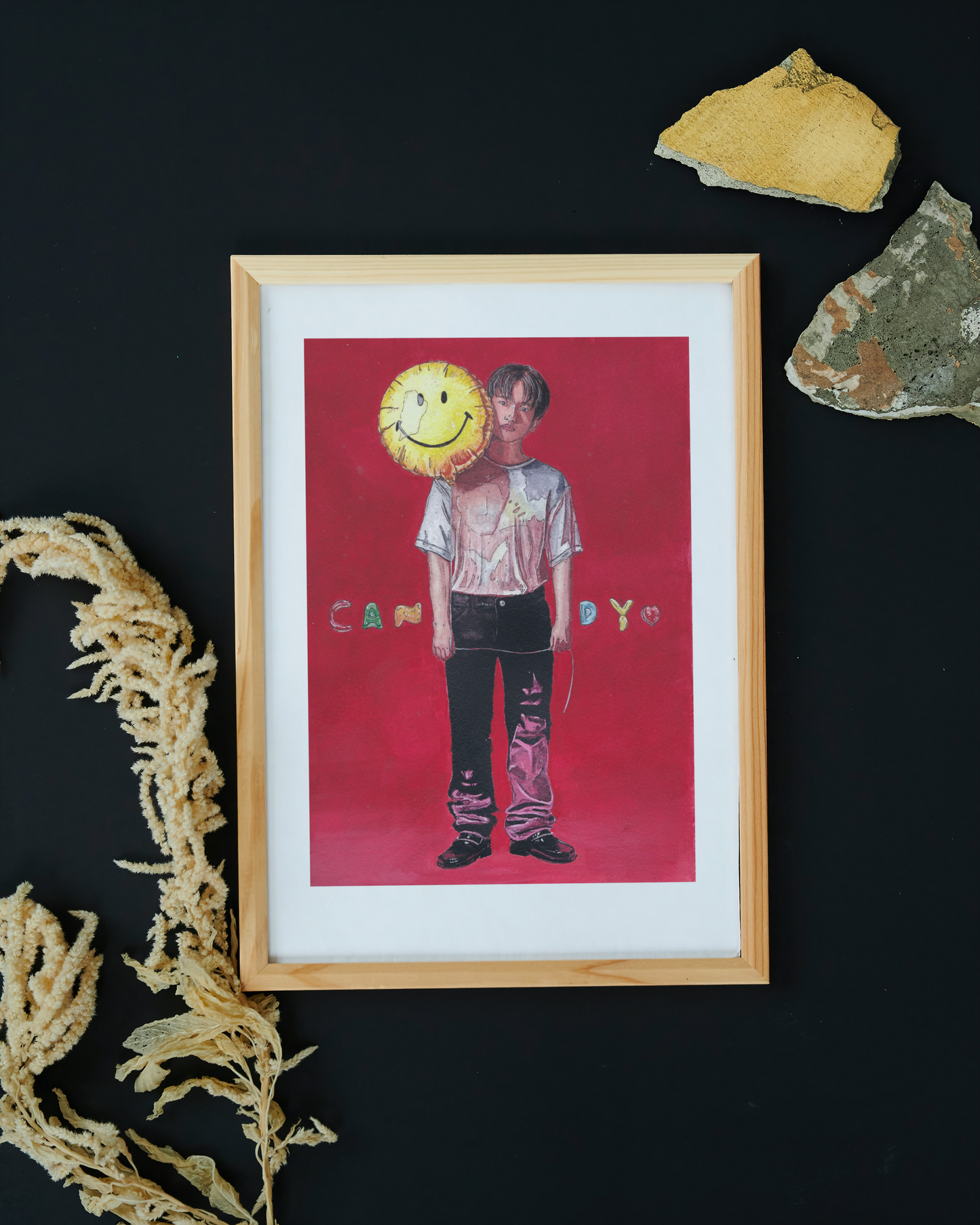 A5 Illustration Art Print 'KPOP Exo' (Byun Beakhyun, Xiumin) *Previous Stock